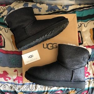 UGG Mini Bailey Bow Sparkle Boots